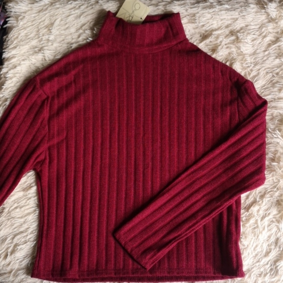 🏷️2/$20 🏷️ Red Olivia Rae turtle neck - Picture 1 of 4
